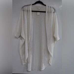 Self Esteem Cardigan Color: White Size: M